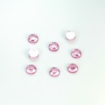 Plastic Flat Back Foiled Rose Cut Rhinestone - Round 05MM (21ss)  ROSE