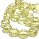 Chinese Cut Crystal Bead - Round Disc Side Drilled 06MM JONQUIL