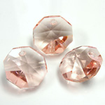 Preciosa Crystal Chandelier Pendant - Octagon 2571 (1-Hole) 14MM ROSALINE