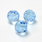 Preciosa Crystal Bead Regular Cut - Round 10MM AQUAMARINE