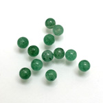 Gemstone 1-Hole Ball 05MM GREEN AVENTURINE