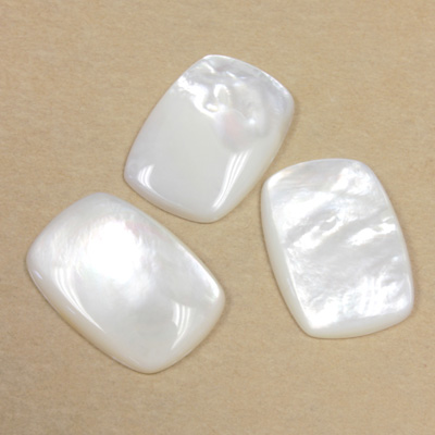 Gemstone Cabochon Cushion Antique 20x14MM MOP
