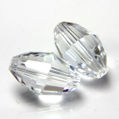 Preciosa Crystal Bead - Olive 12x8MM CRYSTAL
