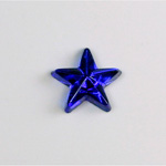 Preciosa Glass Flat Back Foiled Rauten Rose - Star 10MM SAPPHIRE