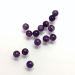 Gemstone 1-Hole Ball 04MM AMETHYST (B grade)