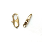 Brass Lobster Claw Clasp - Parrot Flat 14MM