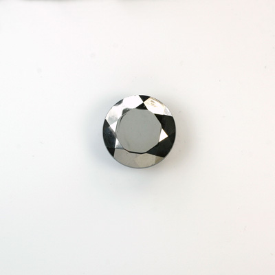 Glass Point Back Tin Table Cut (TTC) Opaque Coated - Round 48SS HEMATITE
