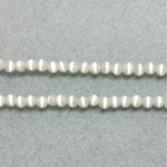 Fiber-Optic Synthetic Bead - Cat's Eye Smooth Round 03MM CAT'S EYE WHITE