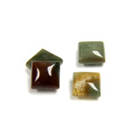 Gemstone Cabochon - Square 08x8MM FANCY JASPER