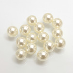 Plastic Pearl No-Hole Ball 07MM SNOW