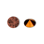 Swarovski Crystal Point Back Foiled Chaton - SS29 SMOKE TOPAZ