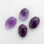 Gemstone Cabochon - Oval 14x10MM AMETHYST (B grade)