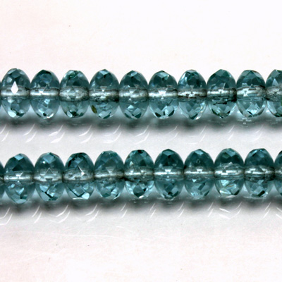 Czech Glass Fire Polish Bead - Rondelle Donut 07x4MM ALEXANDRITE