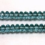 Czech Glass Fire Polish Bead - Rondelle Donut 07x4MM ALEXANDRITE