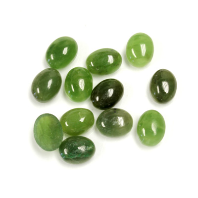 Gemstone Cabochon - Oval 08x6MM TAIWAN JADE