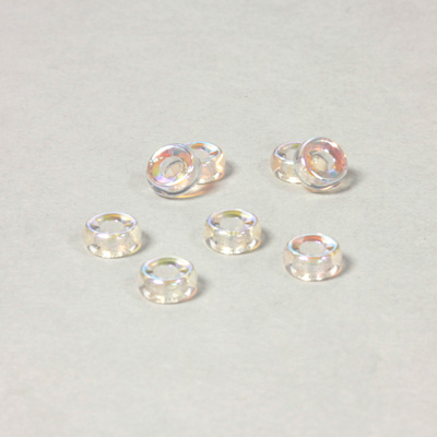 Czech Pressed Glass Ring - 06MM CRYSTAL AB