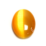 Fiber-Optic Cabochon - Oval 30x22MM CAT'S EYE SUN