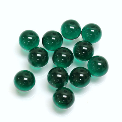 Glass No-Hole Ball - 08MM EMERALD