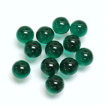 Glass No-Hole Ball - 08MM EMERALD