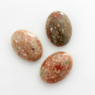 Gemstone Cabochon - Oval 18x13MM CHINESE UNIKITE
