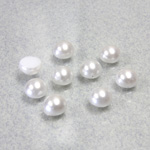 Preciosa Crystal Nacre Pearl Cabochon - Round 05MM WHITE