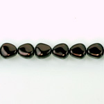 Czech Glass Pearl Bead - Potato 11x9.5MM CHOCOLATE 14325