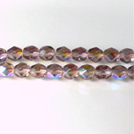 Czech Glass Fire Polish Bead - Round 06MM LT AMETHYST AB