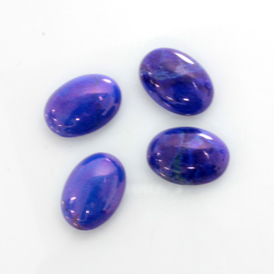 Gemstone Cabochon - Oval 14x10MM HOWLITE DYED LAPIS