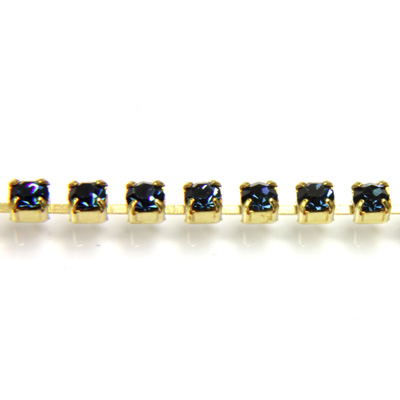 Preciosa Crystal Rhinestone Cup Chain - PP14 (SS6.5) MONTANA-RAW