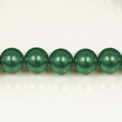 Czech Glass Pearl Bead - Round 03MM HUNTER GREEN 70958