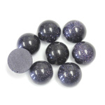 Man-made Cabochon - Round 10MM BLUE GOLDSTONE