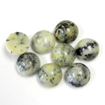 Gemstone Cabochon - Round 10MM YELLOW TURQUOISE