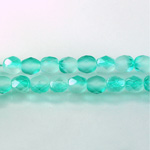 Czech Glass Fire Polish Bead - Round 06MM GREEN 93950