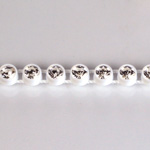 Plastic Rhinestone Banding 1 Row PP26 (SS13) CRYSTAL-WHITE