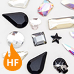 Aurora Crystal Hotfix Flat Back Rhinestones