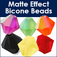MC Matte Bicone Beads