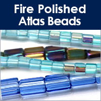 Fire Polished Atlas Beads